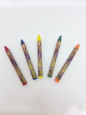 Hannah Montana - Set Of 5 Crayon Set * Very Rare*